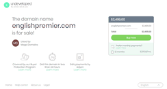 Desktop Screenshot of englishpremier.com